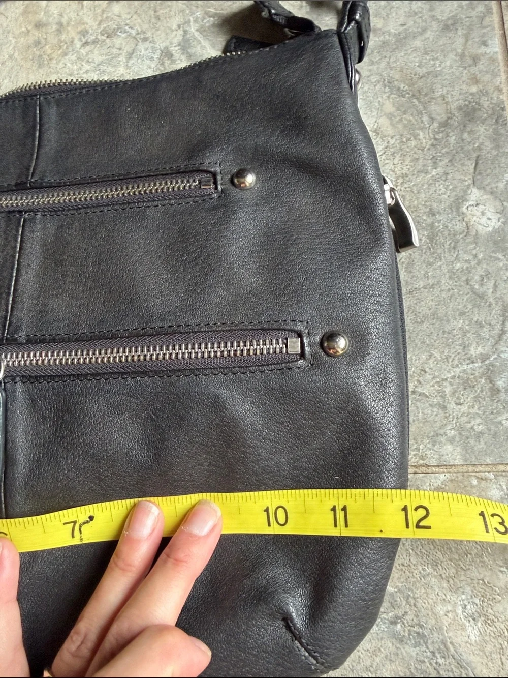 Gun Tote’n Mamas leather conceal carry Crossbody Bag